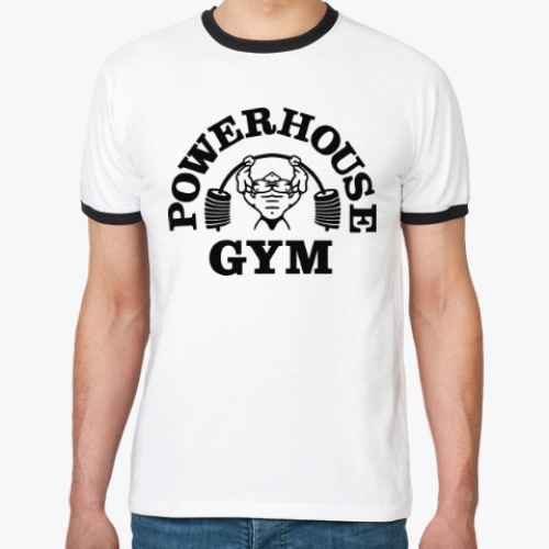 Футболка Ringer-T  Power house gym