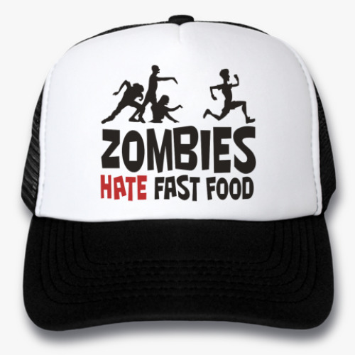 Кепка-тракер Zombies Hate fast food
