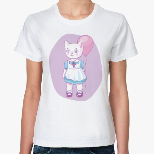 Классическая футболка  Little Kittycat / Кошечка