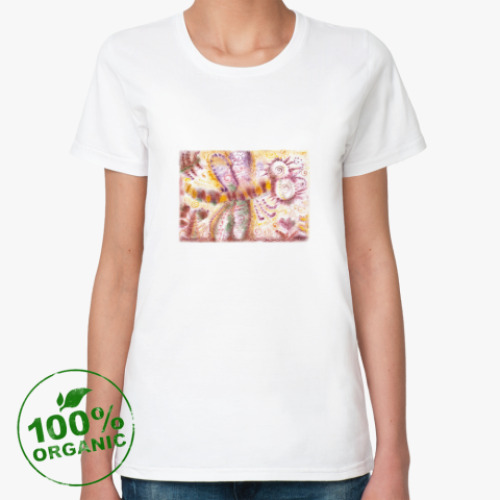 Женская футболка из органик-хлопка Стрекоза из м/ф Винни-Пух