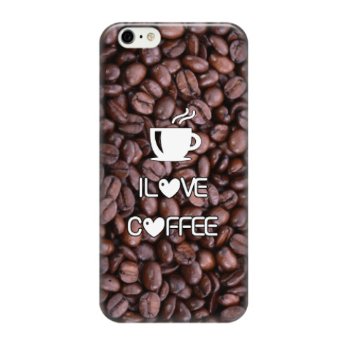 Чехол для iPhone 6/6s Я люблю кофе