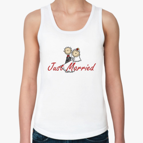 Женская майка Just Married
