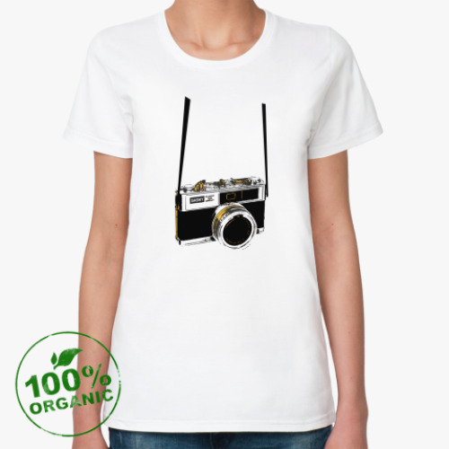Женская футболка из органик-хлопка ФОТОГРАФ