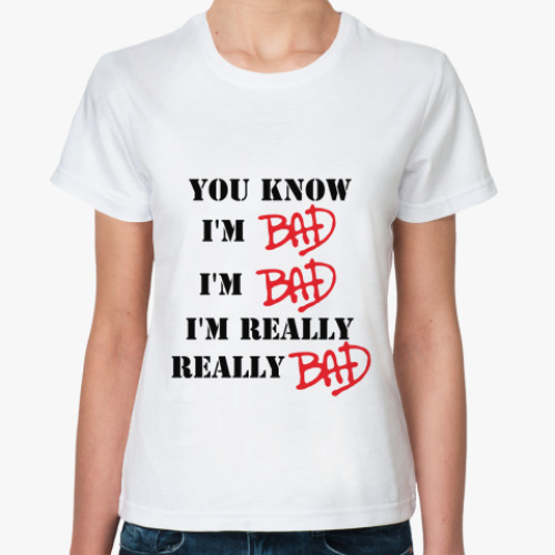 Классическая футболка BAD
