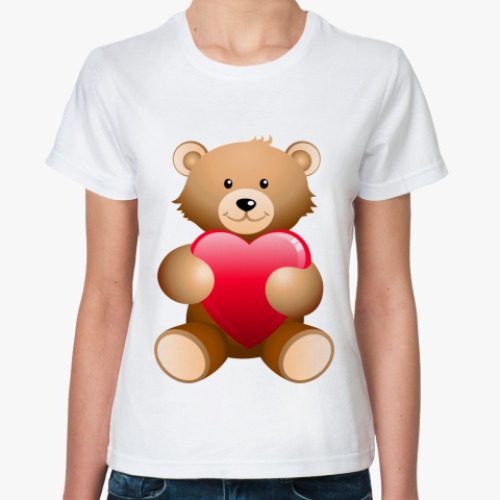 Классическая футболка медведь