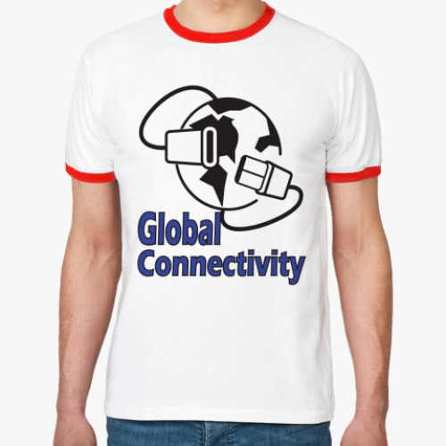 Футболка Ringer-T Global Connectivity