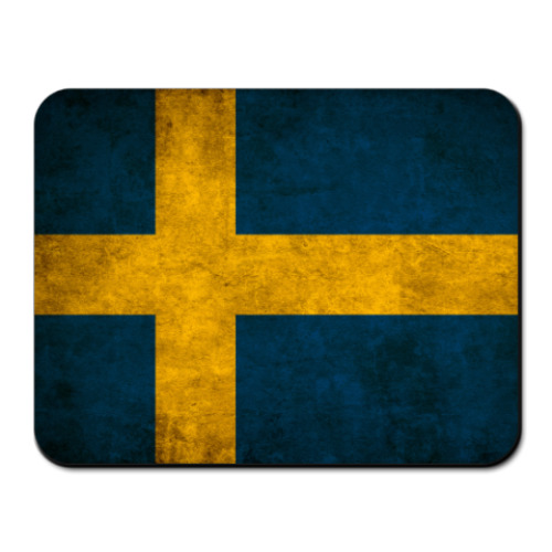 Коврик для мыши Шведский флаг