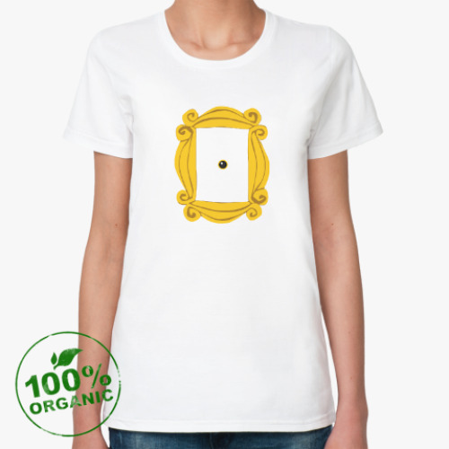 Женская футболка из органик-хлопка Рамка Моники