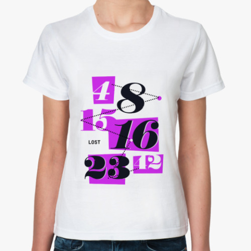 Классическая футболка  'Числа'