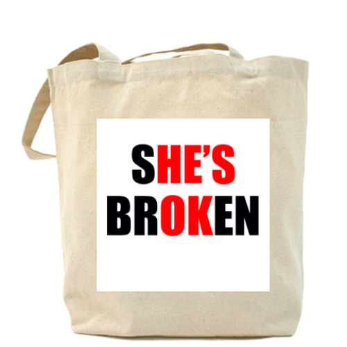 Сумка шоппер She's broken