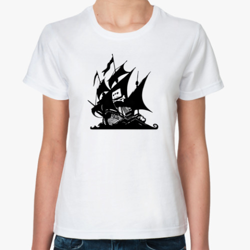 Классическая футболка  футболка Пиратка