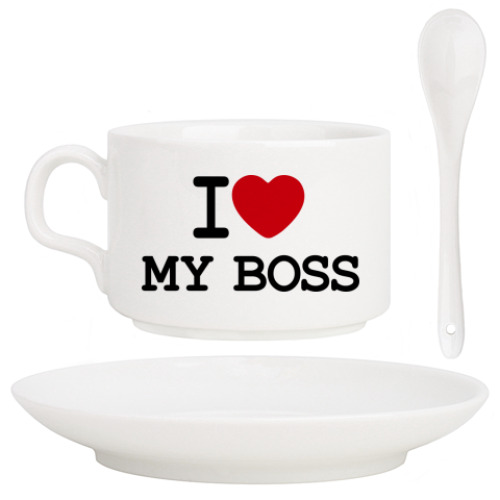 Кофейный набор I Love My Boss
