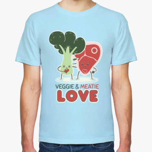 Футболка Овощно-мясная любовь