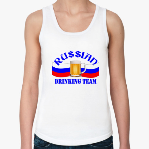 Женская майка Russian Drinking Team