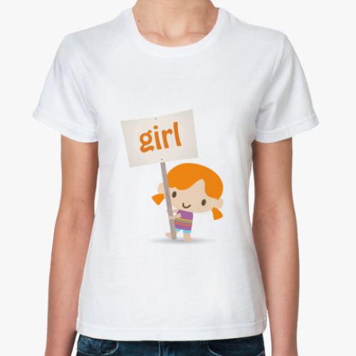 Классическая футболка Девочка