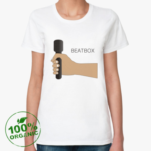 Женская футболка из органик-хлопка Beatbox