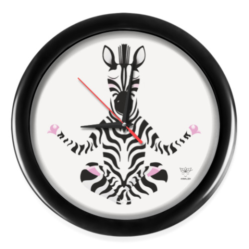 Настенные часы Animal Zen: Z is for Zebra