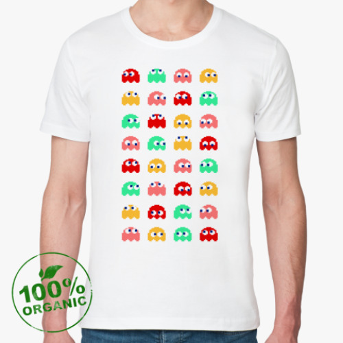 Футболка из органик-хлопка 'Pac-man'