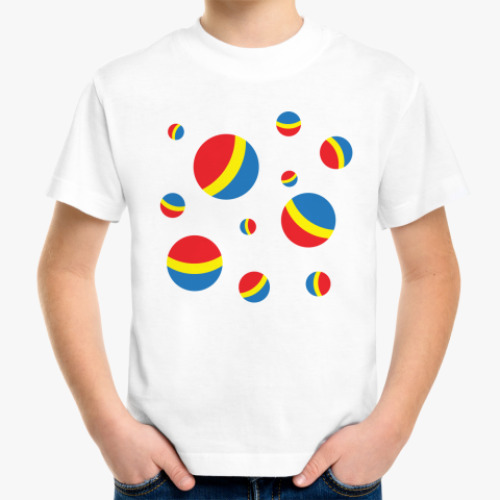 Детская футболка Мячи