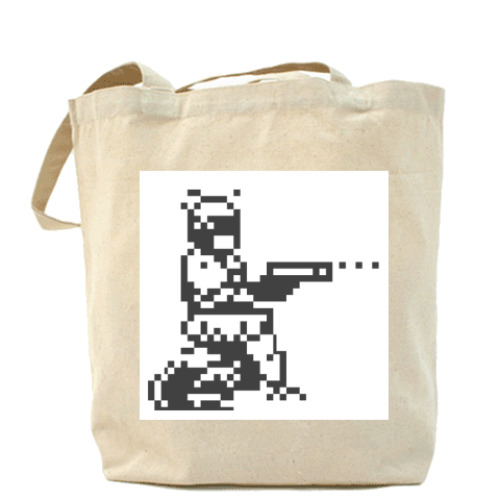 Сумка шоппер Pixel - Robot