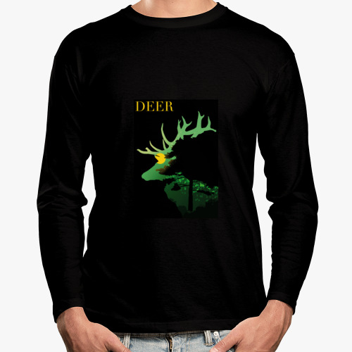 Лонгслив deer