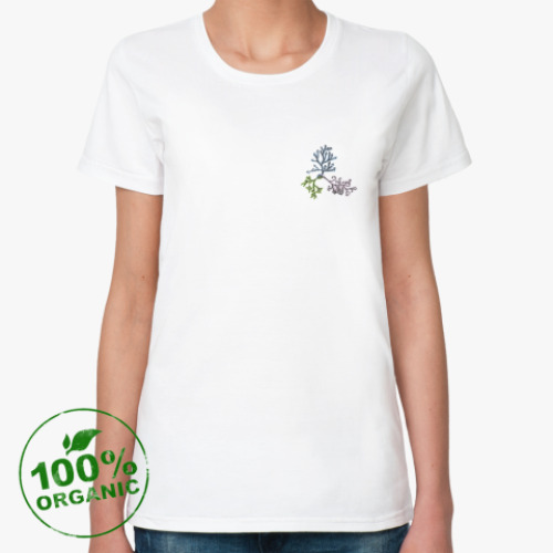 Женская футболка из органик-хлопка Соцветие