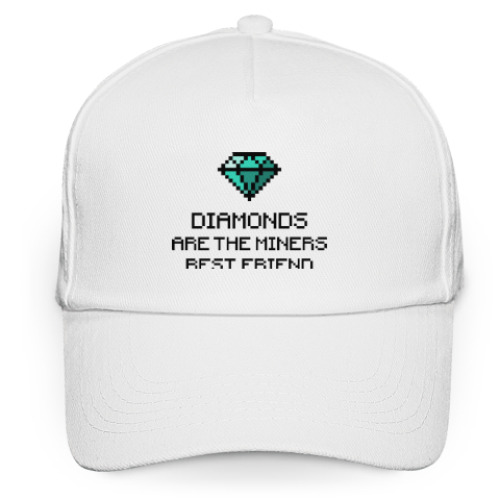 Кепка бейсболка Minecraft - diamonds