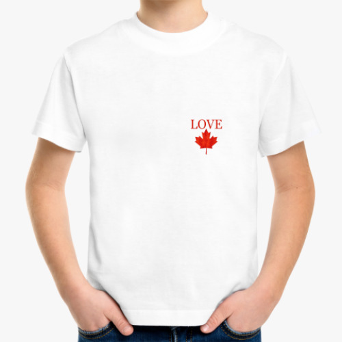 Детская футболка Канада