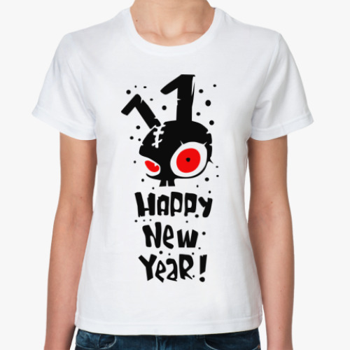 Классическая футболка Happy New Year