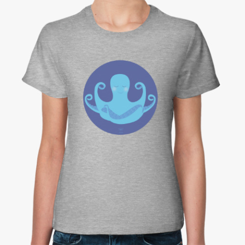 Женская футболка Animal Zen: O is for Octopus