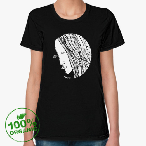 Женская футболка из органик-хлопка Луна