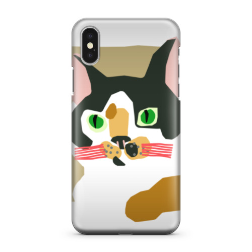 Чехол для iPhone X OVALAB - Кошка