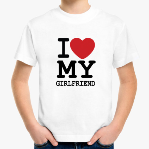 Детская футболка My Girlfriend