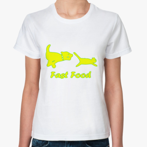 Классическая футболка fast food