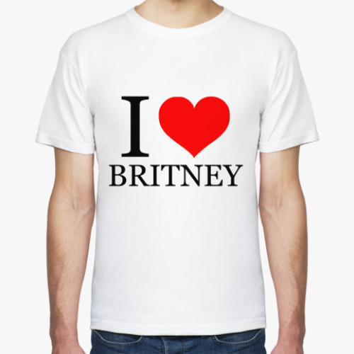 Футболка I love Britney