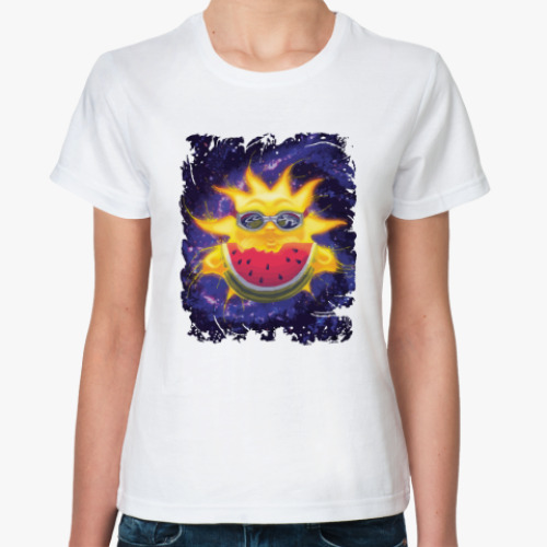 Классическая футболка Солнечный арбуз