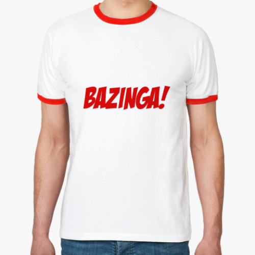Футболка Ringer-T  BAZINGA!