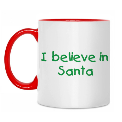 Кружка I believe in Santa