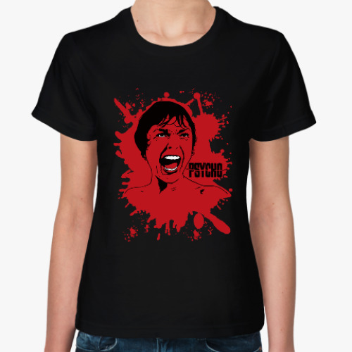 Женская футболка Psycho