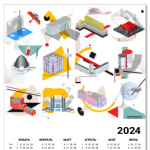 Пиксель-арт "В Новый 2021!"