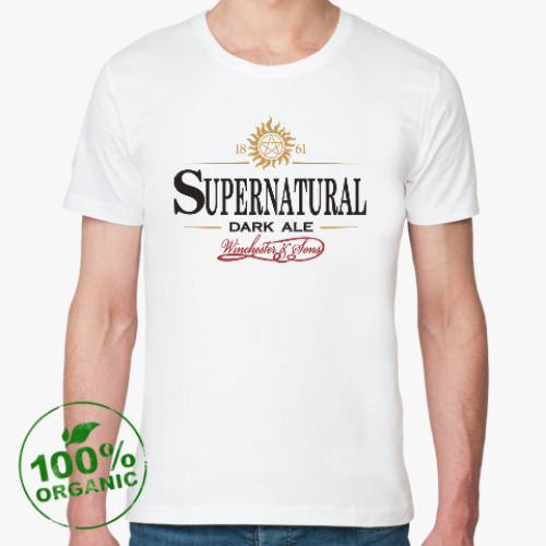 Футболка из органик-хлопка Supernatural - Темный эль