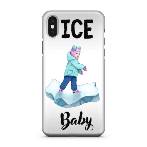 Чехол для iPhone X Ice baby