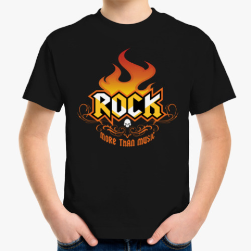 Детская футболка ROCK • Больше, чем музыка!