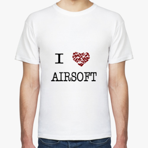 Футболка  I love Airsoft