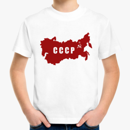 Детская футболка Карта СССР