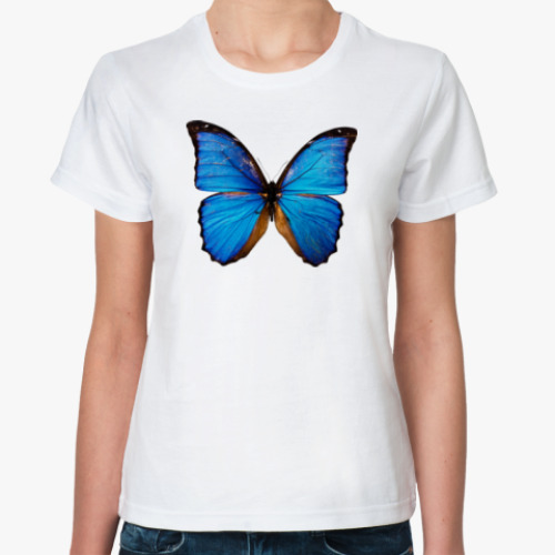 Классическая футболка Лазурная бабочка