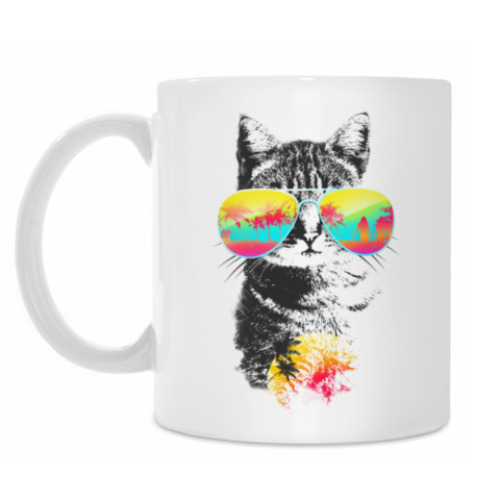 Кружка Кот в очках
