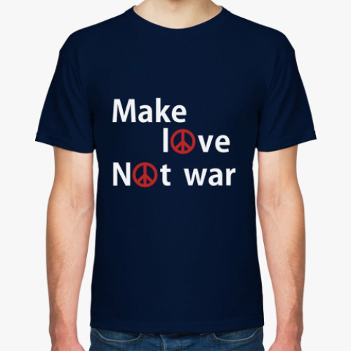 Футболка Make love not war