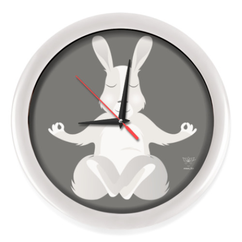 Настенные часы Animal Zen: R is for Rabbit