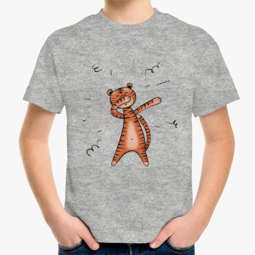 Детская футболка Тигр в танце